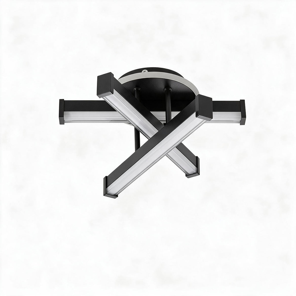 LED аплик LINNES CIRCLE 52W BLACK Еквивалент 300W