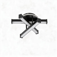 LED аплик LINNES CIRCLE 52W BLACK Еквивалент 300W
