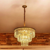 Полилей с кристали Contemporary Beauty Gold 40CM