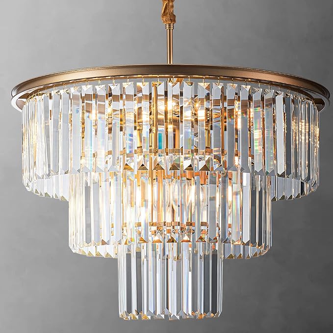 Полилей с кристали Contemporary Beauty Gold 40CM