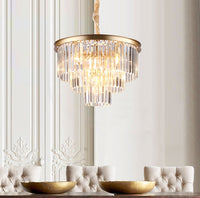 Полилей с кристали Contemporary Beauty Gold 40CM