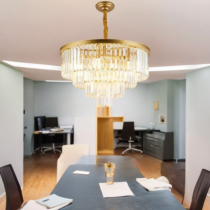 Полилей с кристали Contemporary Beauty Gold 60cm
