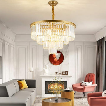 Полилей с кристали Contemporary Beauty Gold 60cm