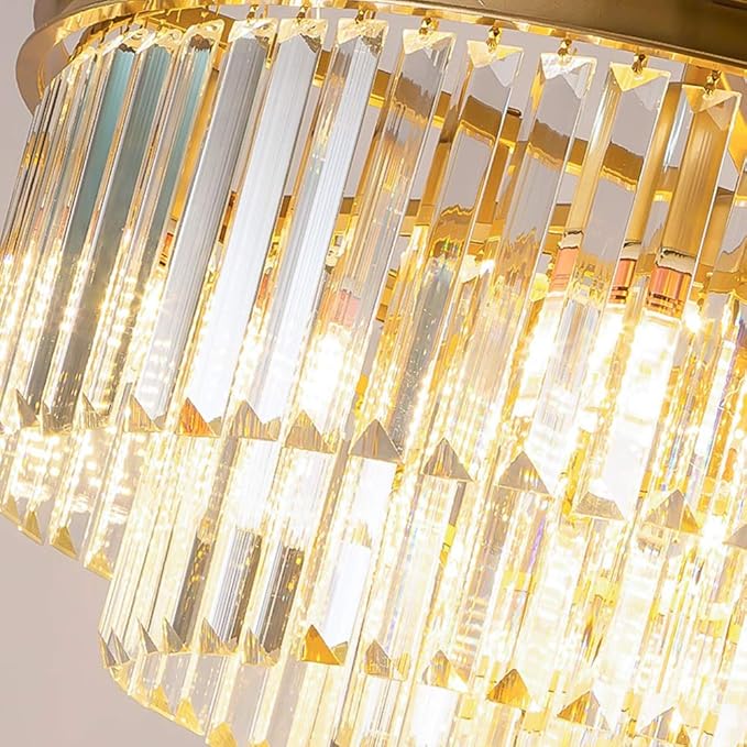Полилей с кристали Contemporary Beauty Gold 60cm