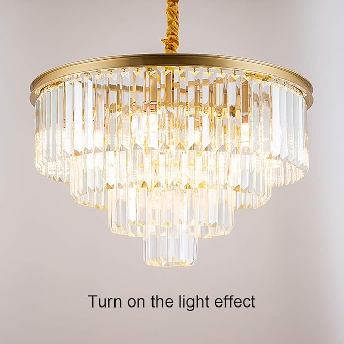 Полилей с кристали Contemporary Beauty Gold 60cm