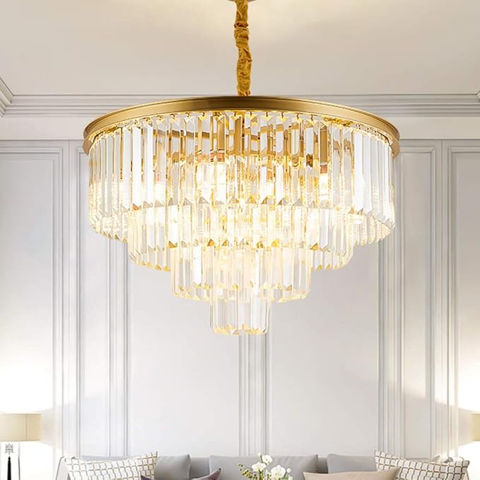 Полилей с кристали Contemporary Beauty Gold 60cm