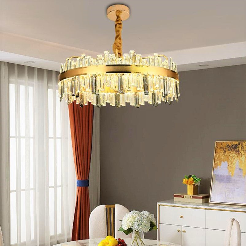 LED полилей 200W кристал MILAN 800mm дистанционно