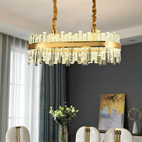 LED полилей 200W кристал MILAN 800x350mm дистанционно
