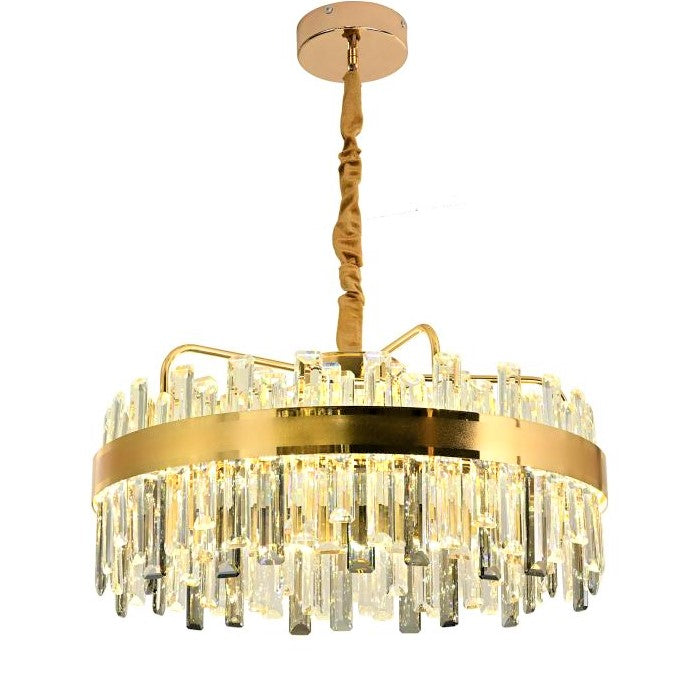 LED полилей 150W кристал MILAN 600mm с дистанционно