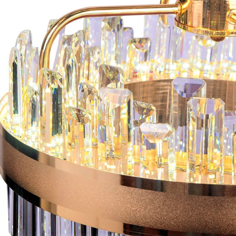 LED полилей 100W кристал MILAN 400mm дистанционно