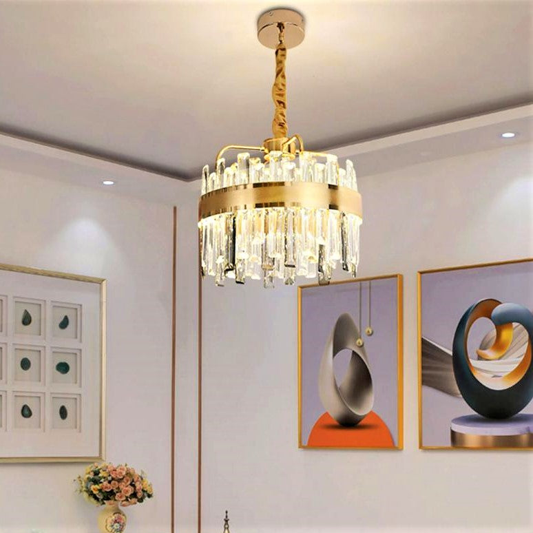 LED полилей 100W кристал MILAN 400mm дистанционно