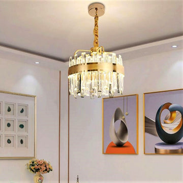 LED полилей 100W кристал MILAN 400mm дистанционно