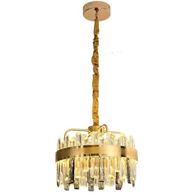 LED полилей 100W кристал MILAN 400mm дистанционно