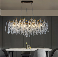 Candelabru Cristal Luxury Golden Grapes 120X60Cm Chandeliers Crystal