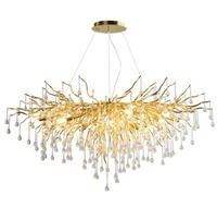 Полилей кристал LUXURY Golden Tears 80CM