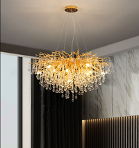 Полилей кристал LUXURY Golden Tears 80CM