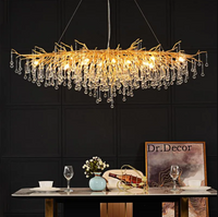 Полилей кристал LUXURY Golden Tears 120x45cm