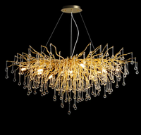 Полилей кристал LUXURY Golden Tears 80CM