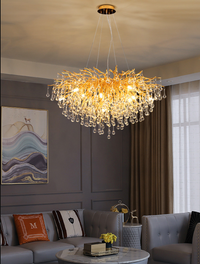 Полилей кристал LUXURY Golden Tears 80CM
