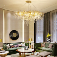 Полилей кристал LUXURY Golden Tears 80CM