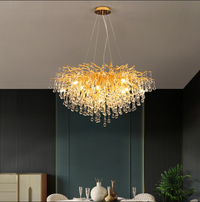 Полилей кристал LUXURY Golden Tears 80CM