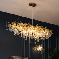 Полилей кристал LUXURY Golden Tears 160x50cm