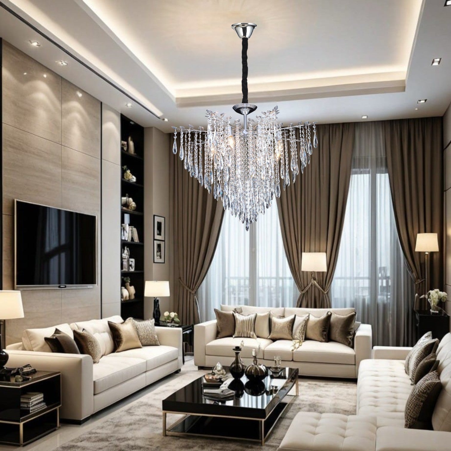 Полилей кристал Monaco Silver 50 cm