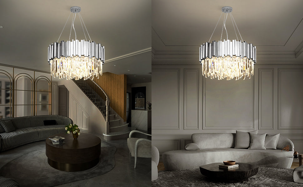 Полилей кристал GLORY CHROME GRANDE 600mm