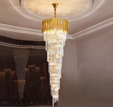 Полилей от кристал GLORY GOLDEN LUXURY 160cm