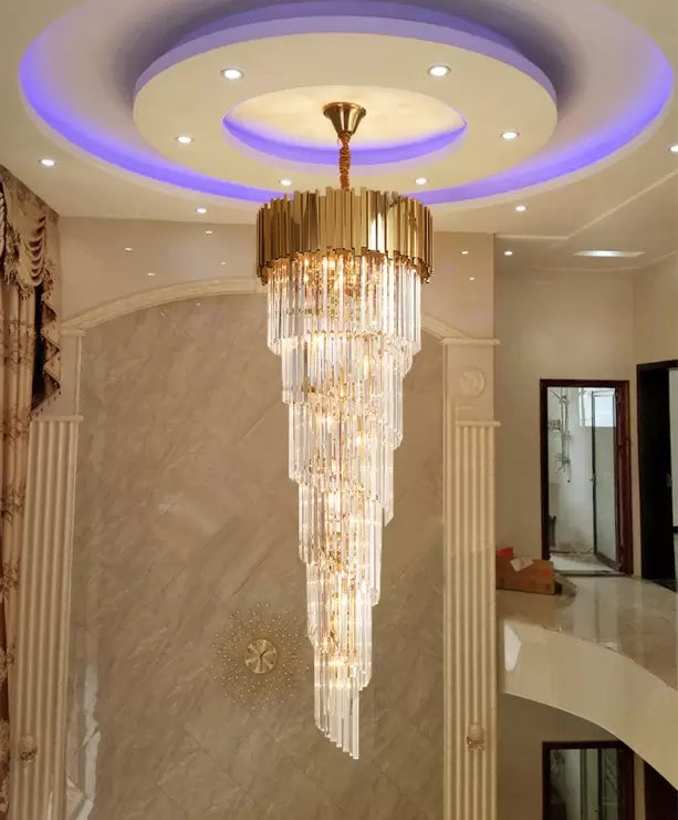 Полилей от кристал GLORY GOLDEN LUXURY 160cm