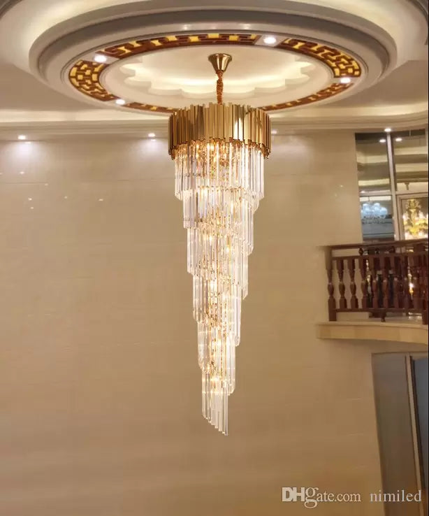 Полилей от кристал GLORY GOLDEN LUXURY 160cm