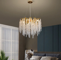 Candelabru Cristal Luxury Golden Willow 45Cm Chandeliers Crystal