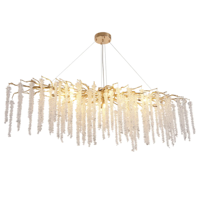 Полилей кристал LUXURY Golden Willow 180X45 CM