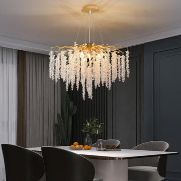 Полилей от кристал LUXURY Golden Willow 60CM