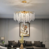 Полилей от кристал LUXURY Golden Willow 60CM
