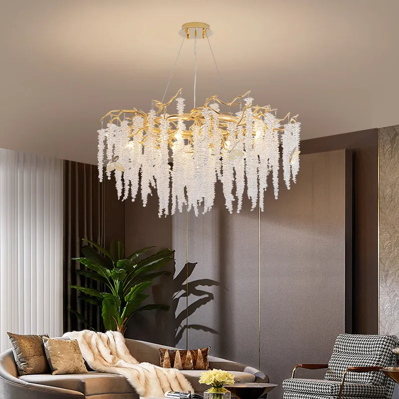 Полилей кристал LUXURY Golden Willow 100CM