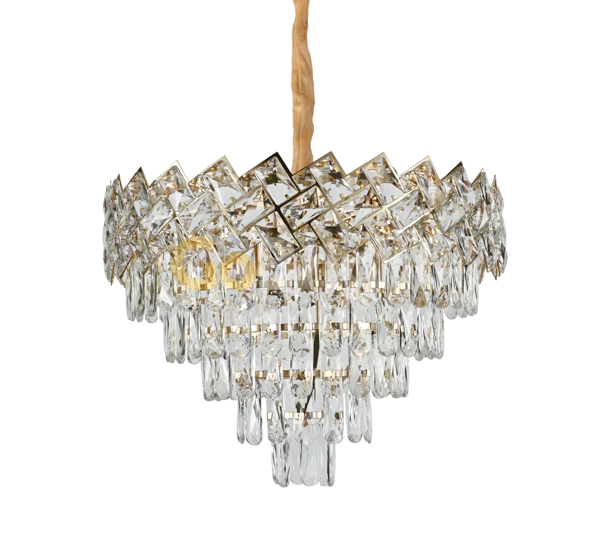 Candelabru Cristal MALLI Gold ⌀50CM Chandeliers Crystal