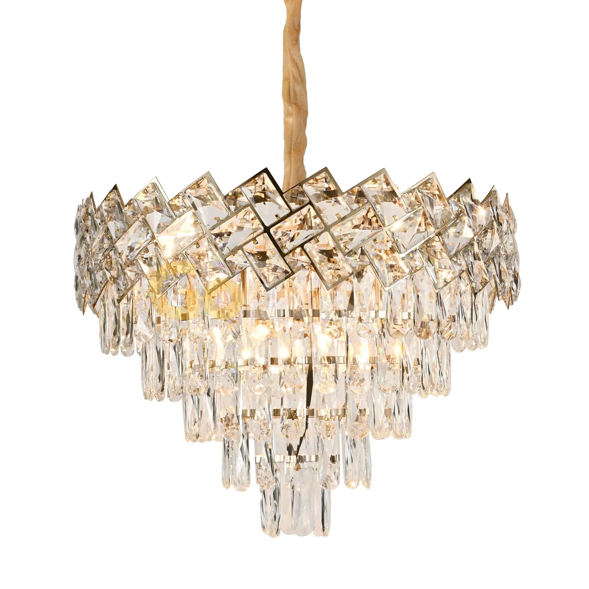 Candelabru Cristal MALLI Gold ⌀50CM Chandeliers Crystal