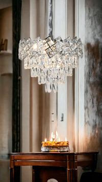 Полилей от кристал Malli Silver 30-40cm