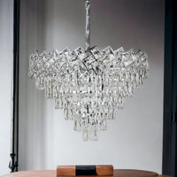 Полилей от кристал Malli Silver 60cm