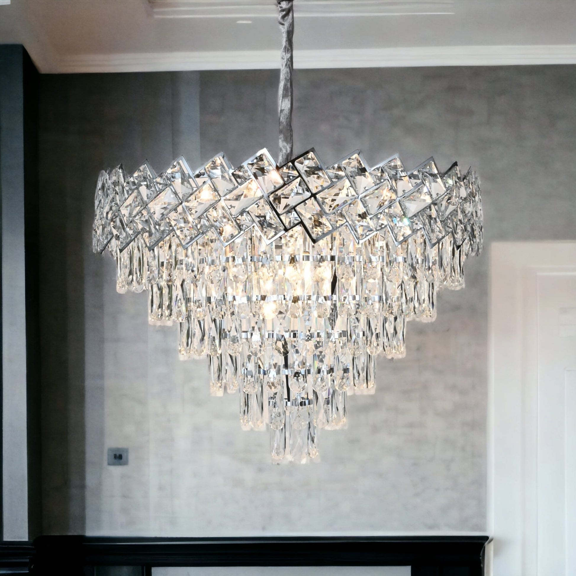 Полилей от кристал Malli Silver 60cm