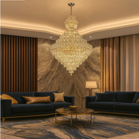 Полилей от кристал Malli Silver Grande Luxury 80x110CM