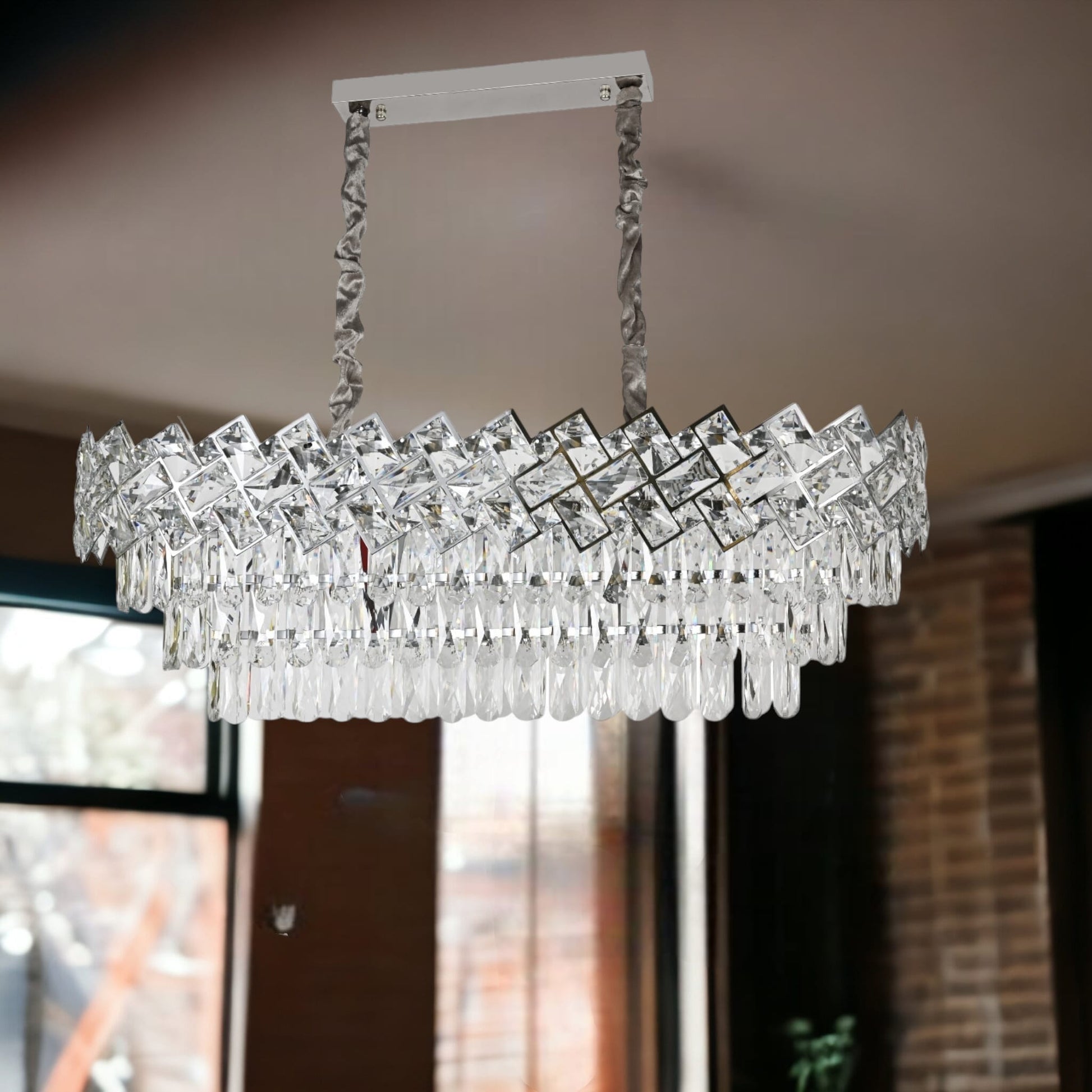 Полилей Malli Silver Oval 75X35CM