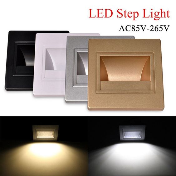 LED спот 1W ЗА СТЪЛБИ ВГРАДЕН