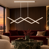 LED осветително тяло 56W висящо ALBA LINES еквивалент 300W
