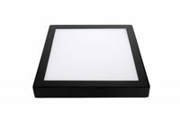 Spot Led 12W Patrat Negru / 160X160Mm Aplicat Led Ceiling Light