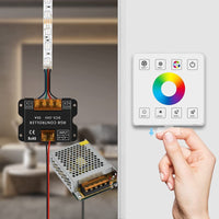 Контролер RGB 5-24V 30A с TOUCH панел Бял