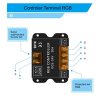 Контролер RGB 5-24V 30A с TOUCH панел Бял