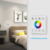Контролер RGB 5-24V 30A с TOUCH панел Бял