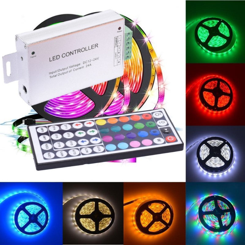 Контролер RGB 12-24V 24A Дистанционно 44 бутона IR